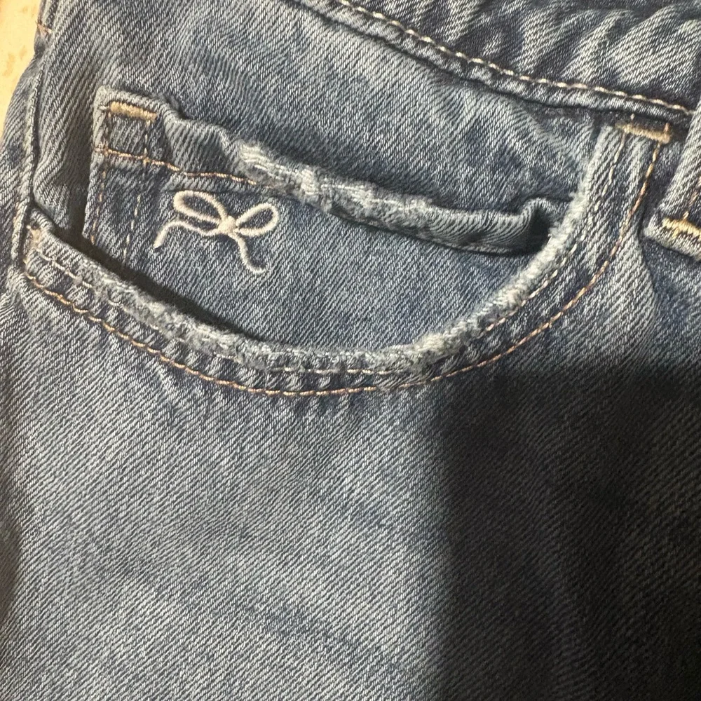 Hollister Blue Denim Low-Rise Baggy Jeans - Picture 4 of 4